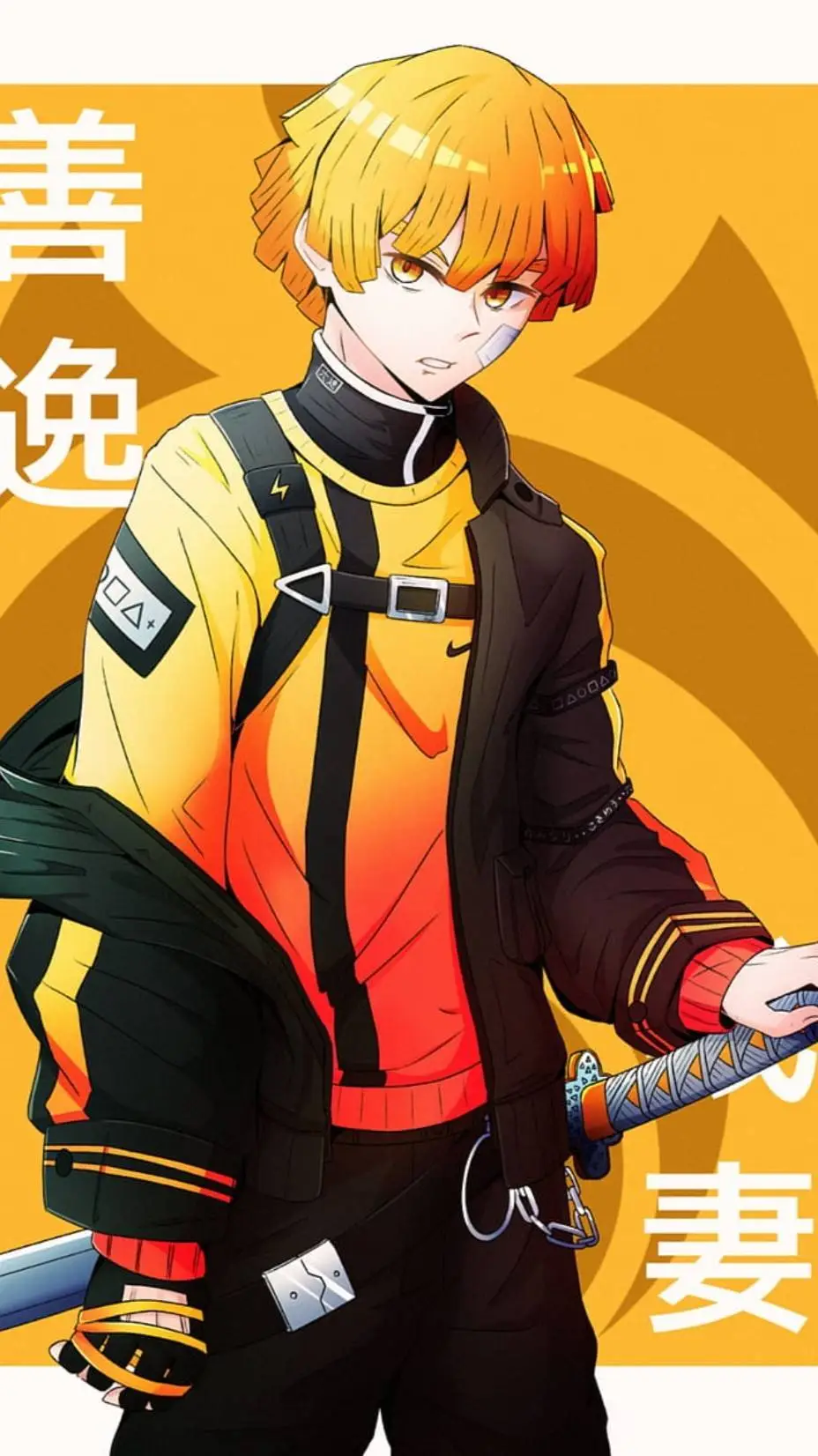 ai character: Zenitsu's Birthday background