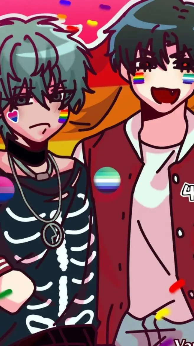 ai character: Happy Pride Month! background