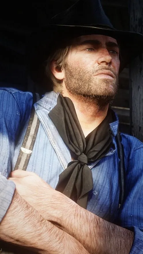 ai character: Arthur Morgan  background