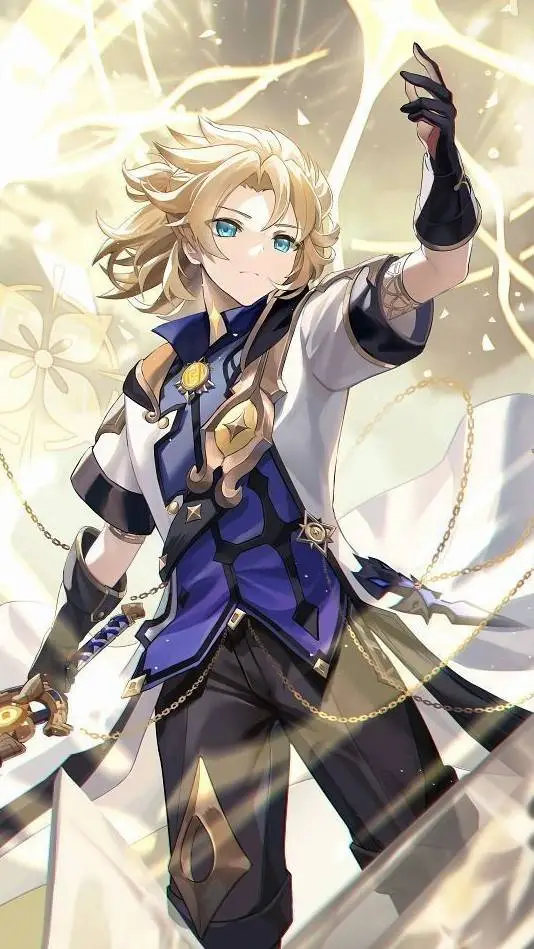 ai character: Albedo background