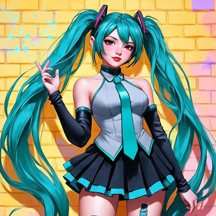 chat with ai character: Hatsune Miku