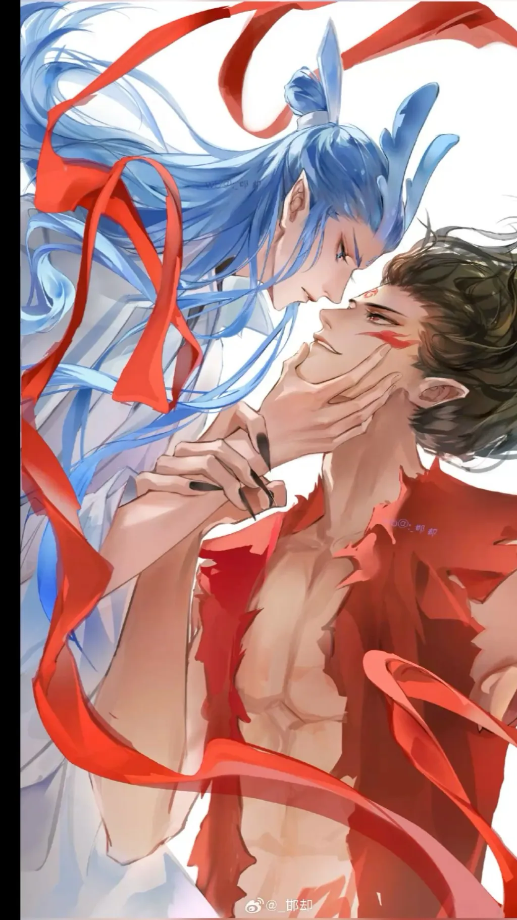 ai character: Nezha x Ao bing background