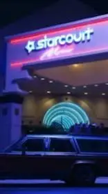 ai character: starcourt mall background