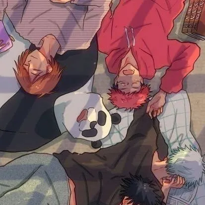 chat with ai character: Jjk sleepover!