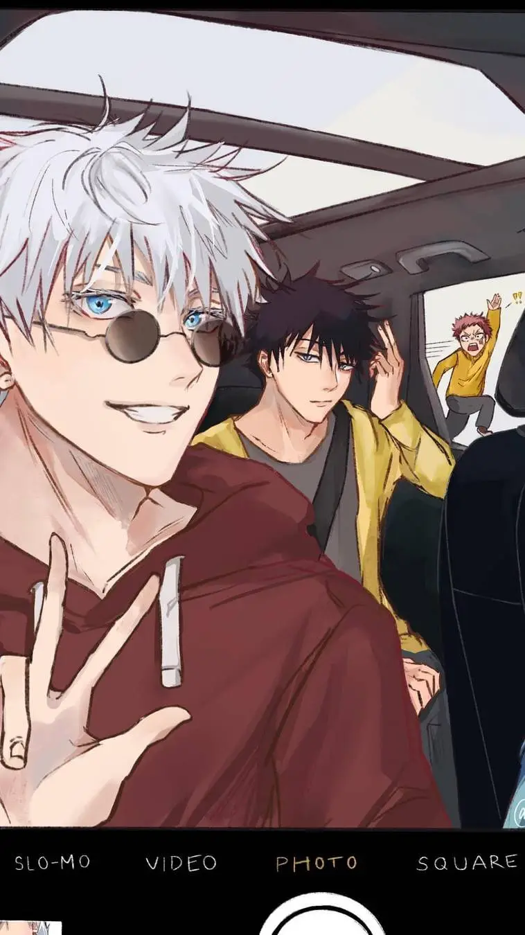 ai character: JJK roadtrip  background