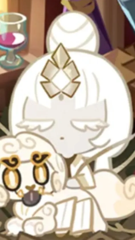 ai character: Mystic flour background