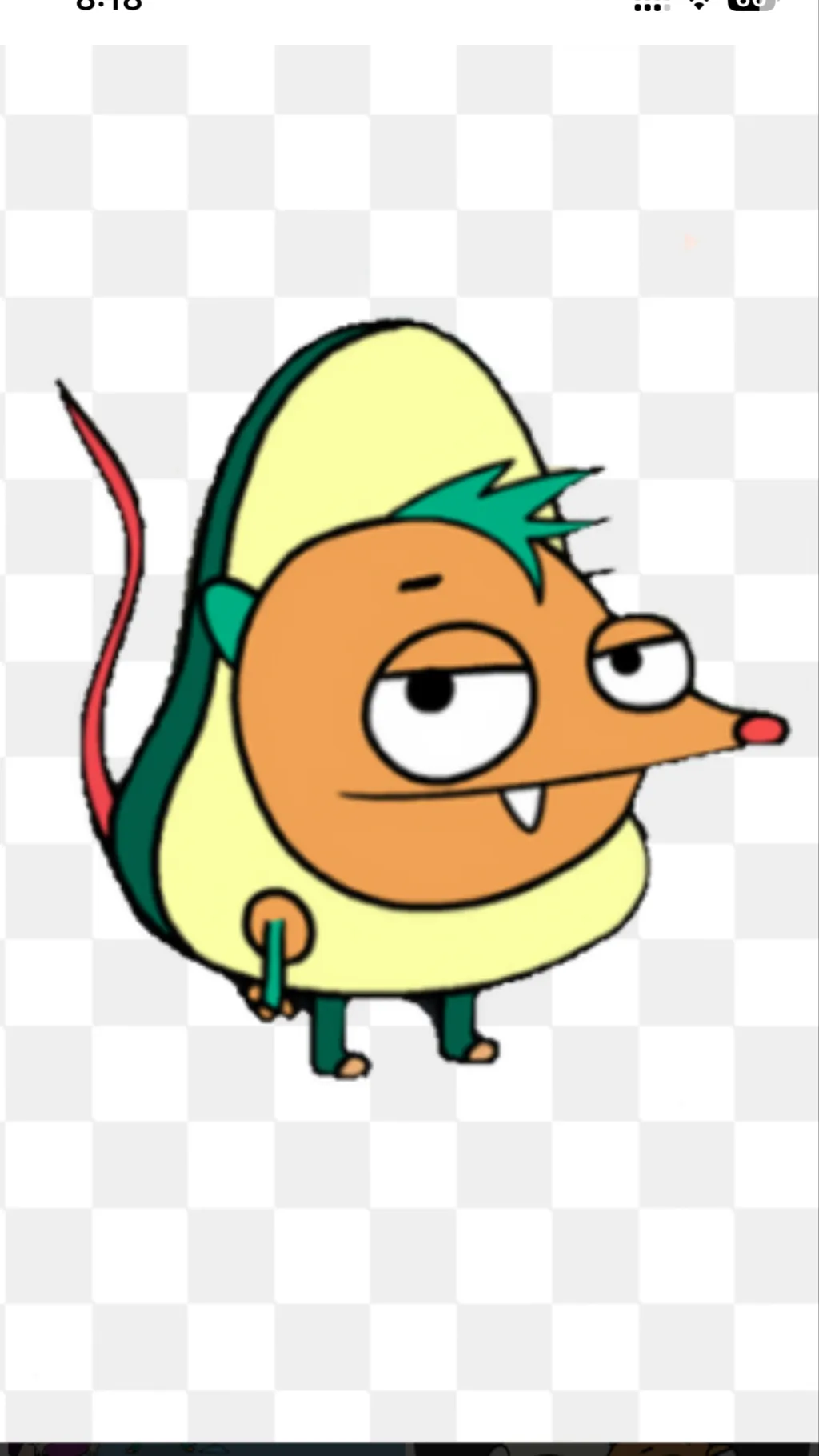 ai character: FruitSuitCritters background