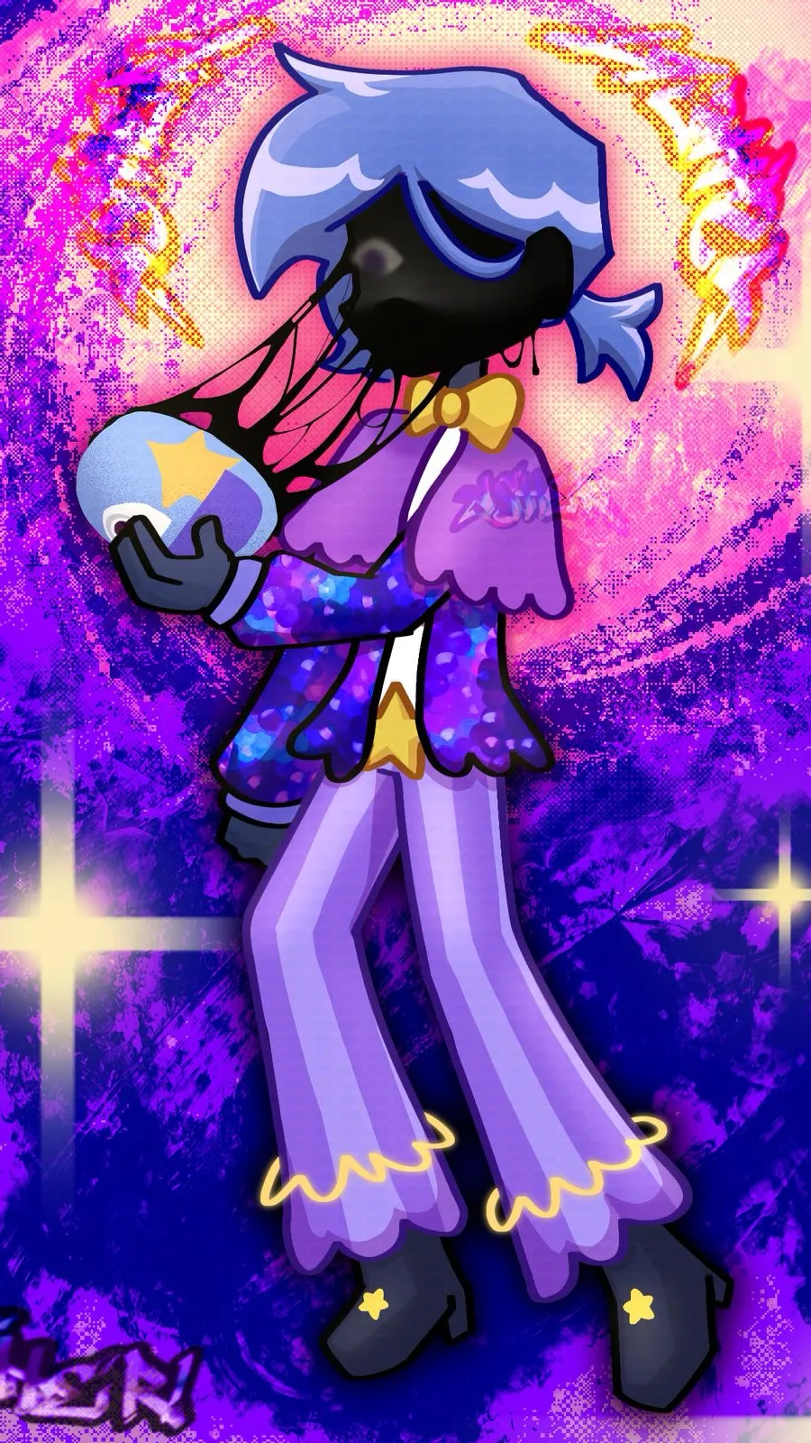 ai character: Host-HIRAETH background