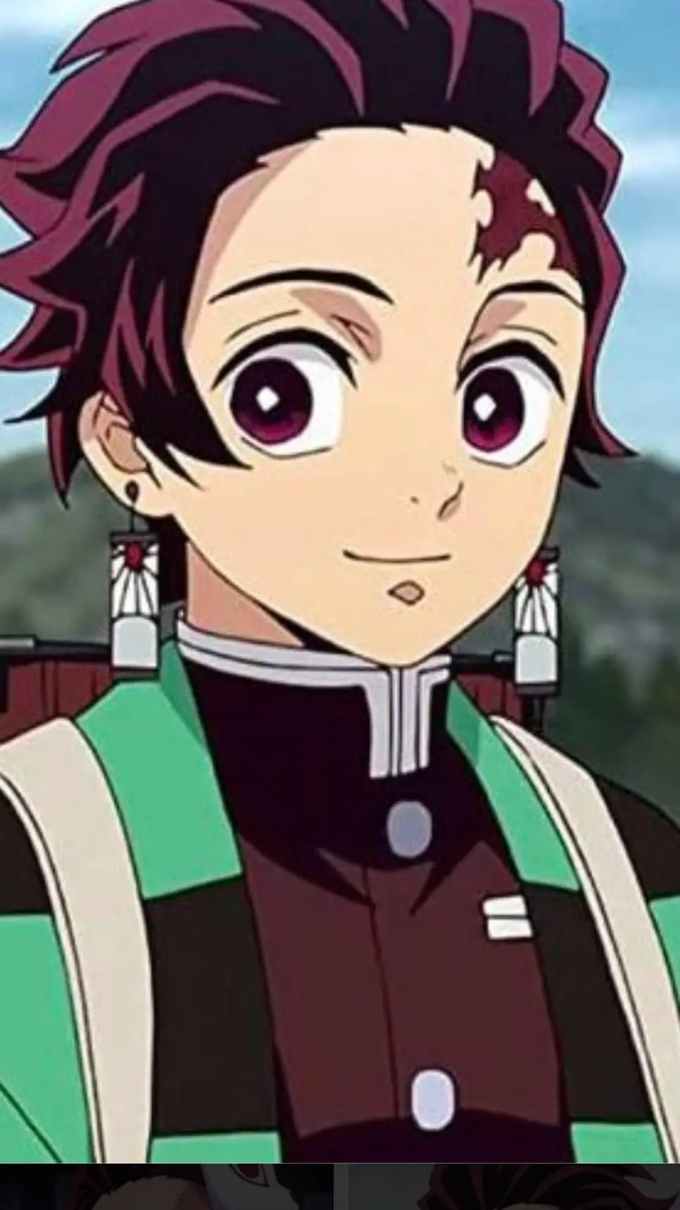 ai character: tanjiro kamado background