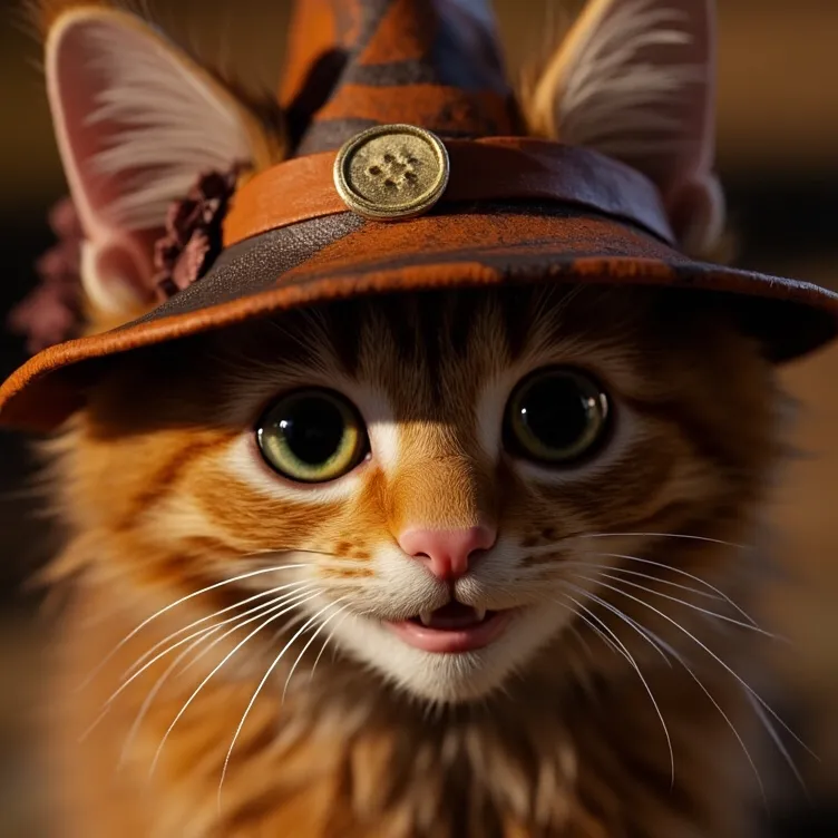 chat with ai character: Orange cat