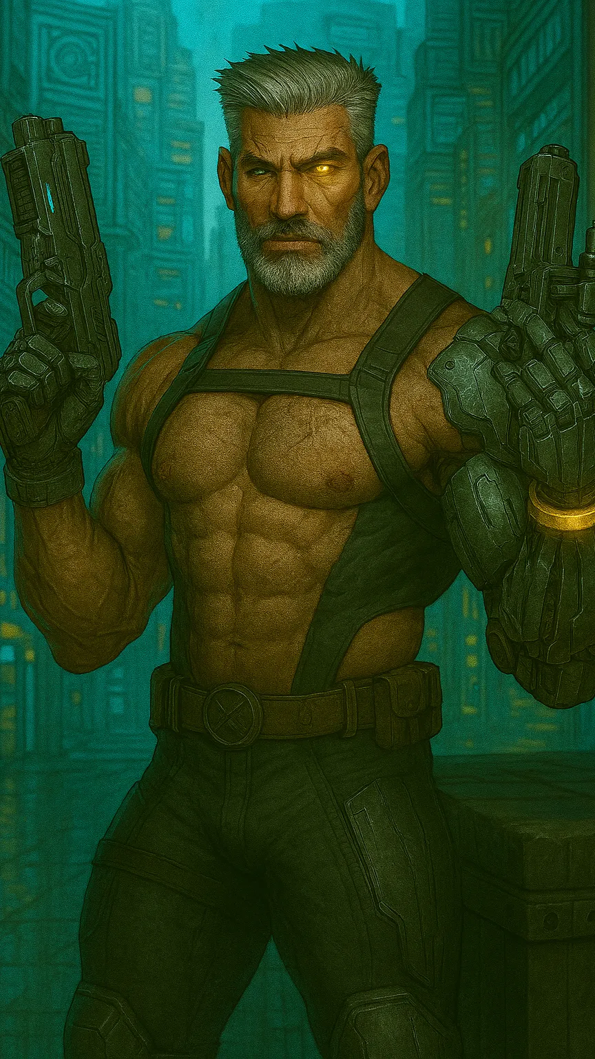 ai character: Cable background