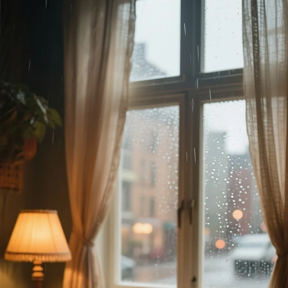 chat with ai character: rainy day 💧🍪🧸