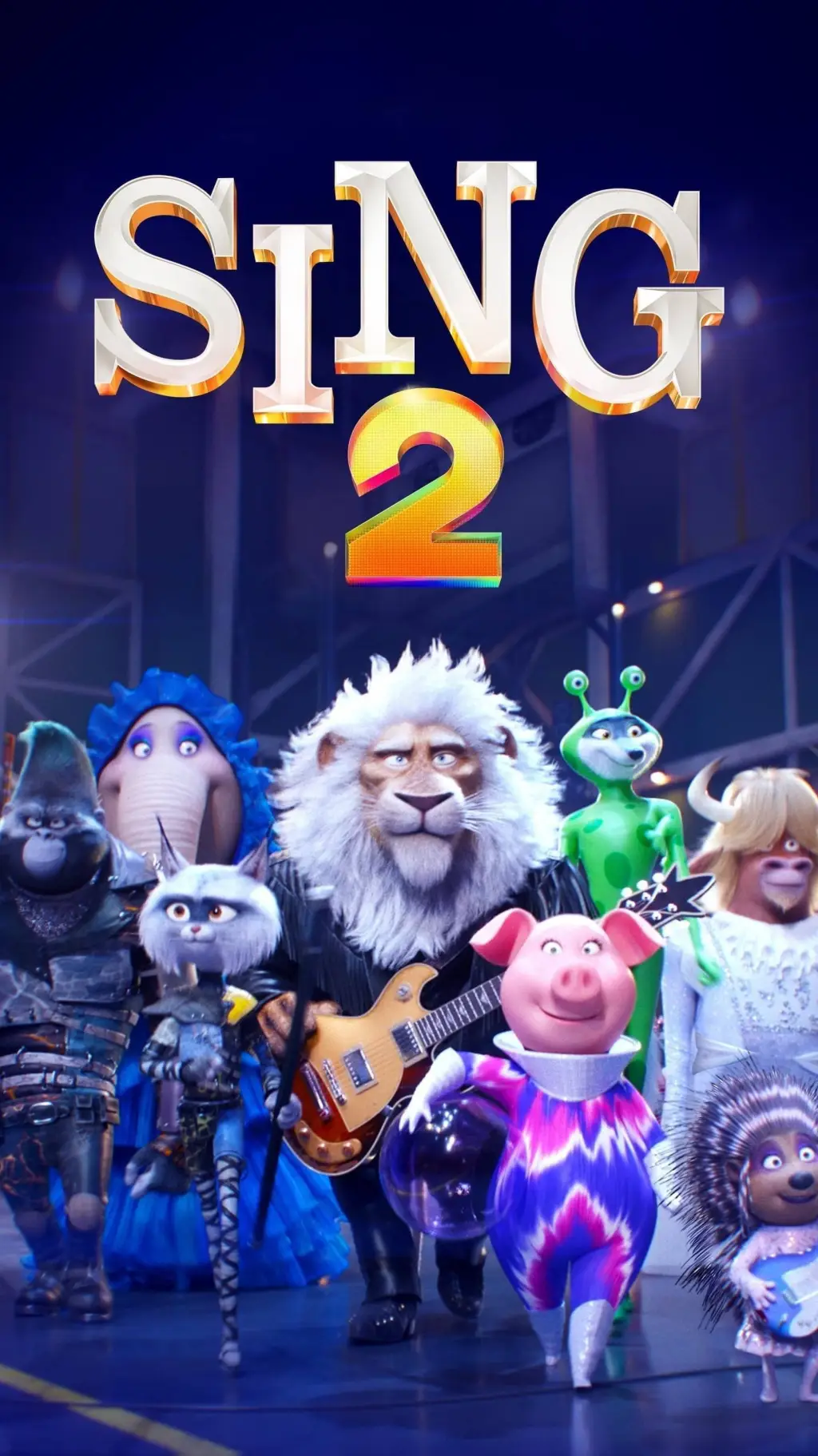 ai character: movie Sing 2 2021 background