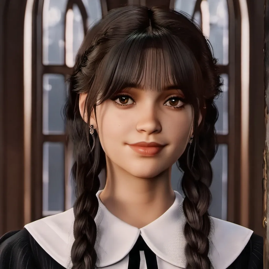 chat with ai character:  Jenna Ortega