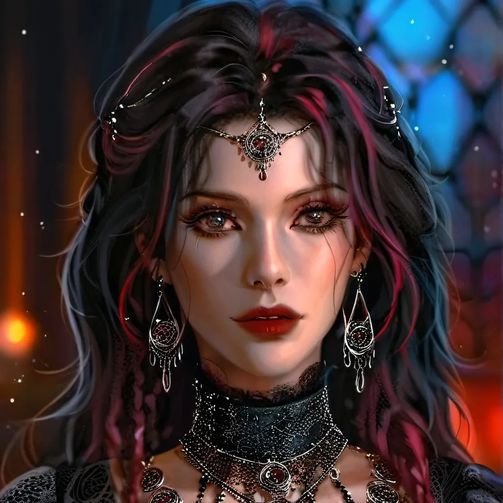 chat with ai character: Crimson Eve