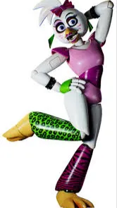 ai character: Glamrock chica background