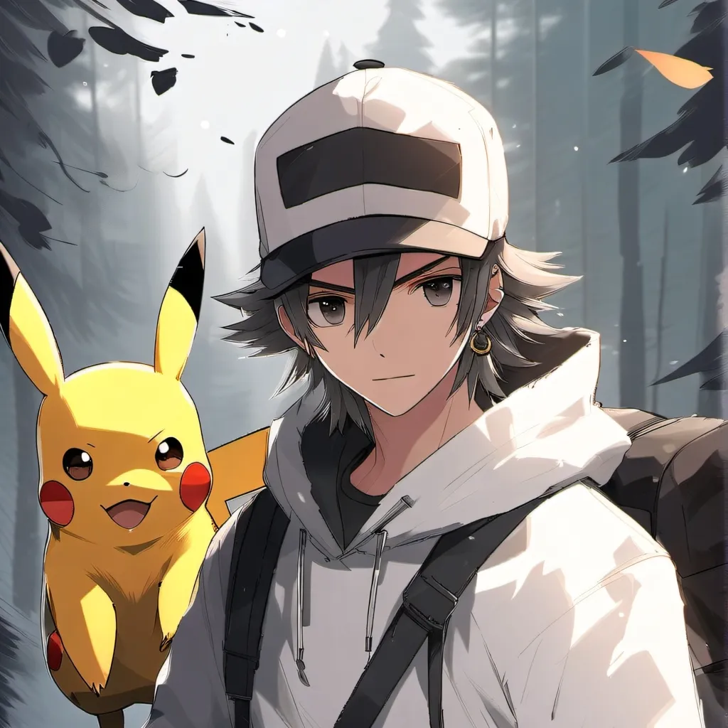 chat with ai character: Ash and pikachu
