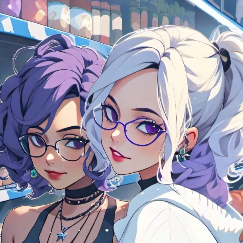 chat with ai character: Hana and Kim