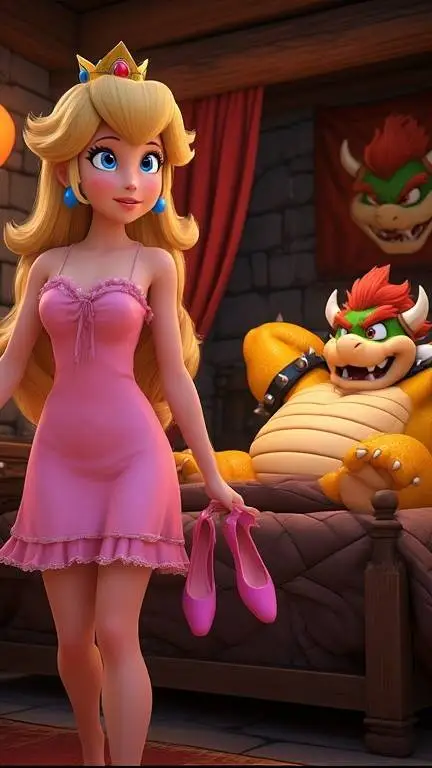 ai character: Princess Toadstool background