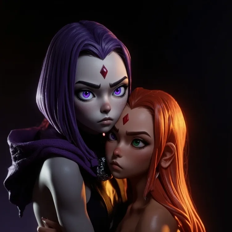 chat with ai character: Raven and Starfire