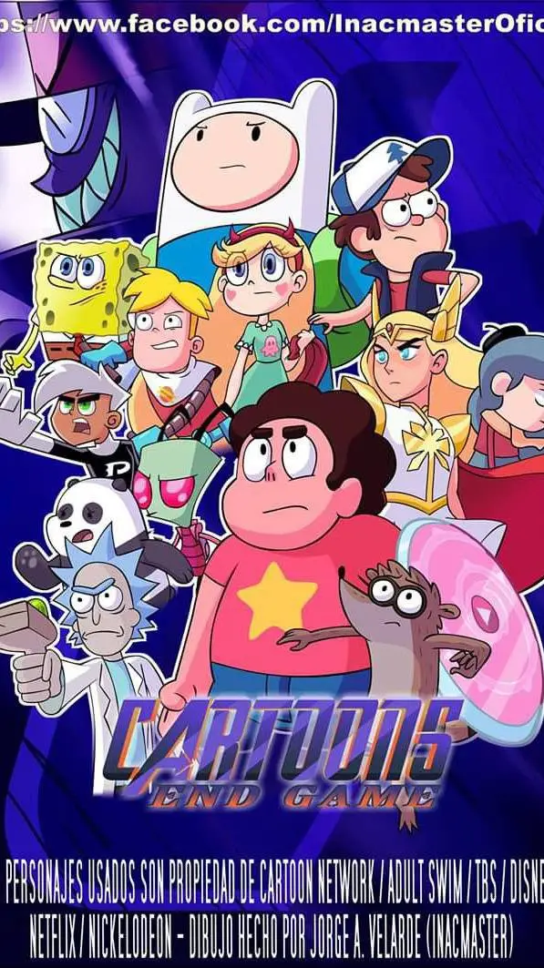 ai character: Cartoon Endgame background