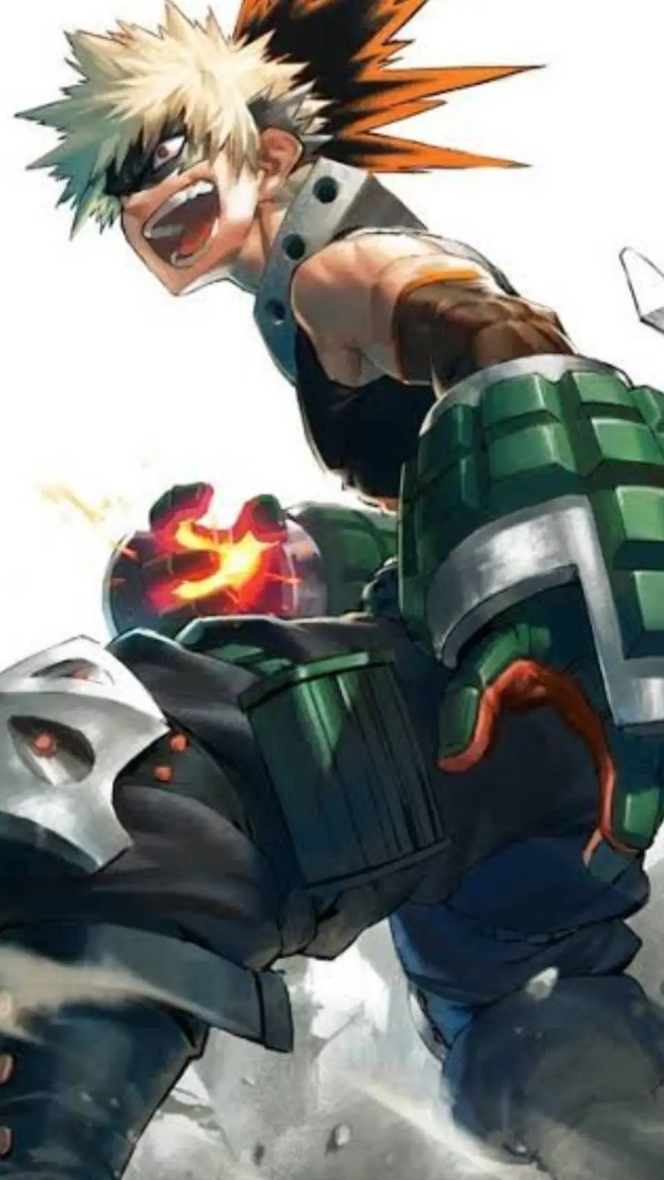 ai character: Bakugo kasuki background