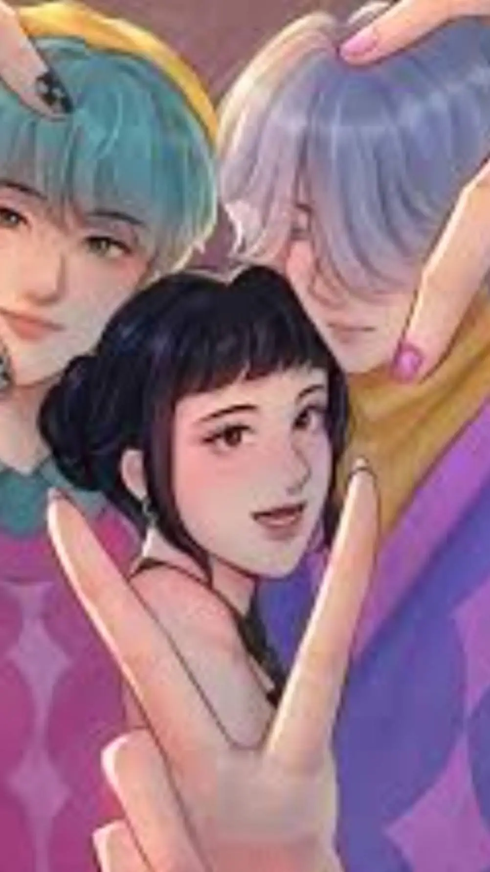 ai character: Mystery and Zoey background