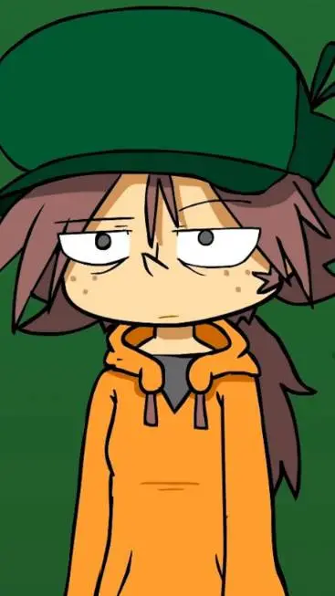ai character: Lucy crash zoom background