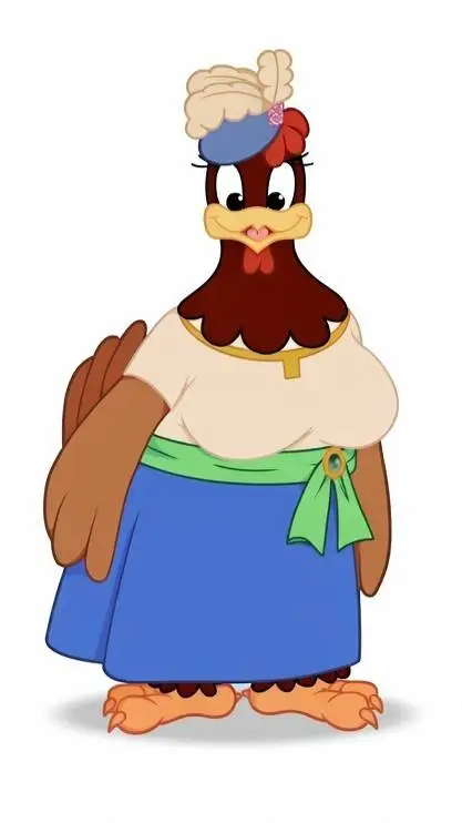 ai character: Clara Cluck background
