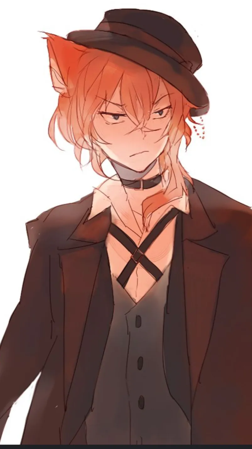 ai character: Chuuya as a kitty! background