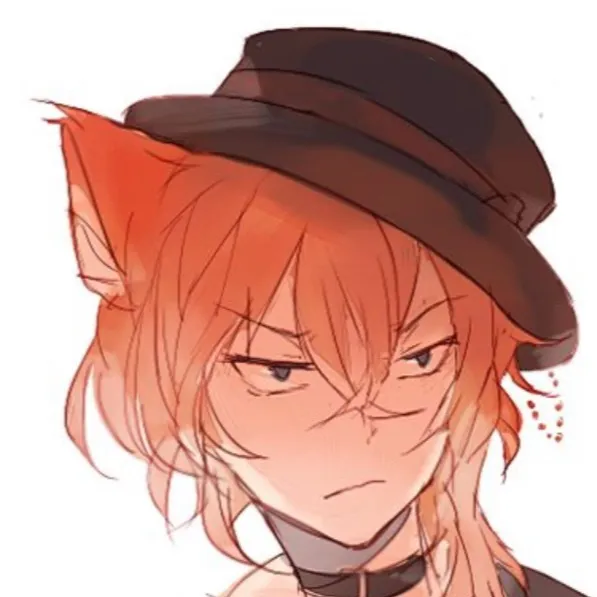 chat with ai character: Chuuya as a kitty!