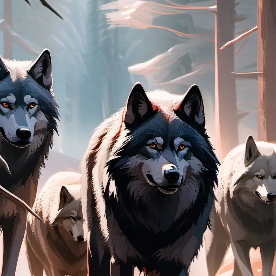 chat with ai character: Wolf pack :D