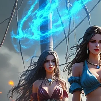 chat with ai character: Scarlet sisters 