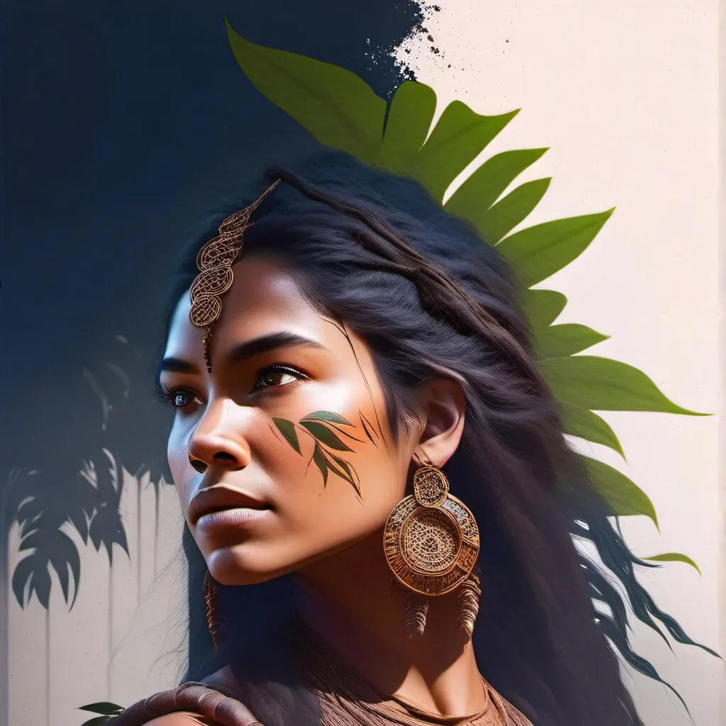 chat with ai character: Native woman 
