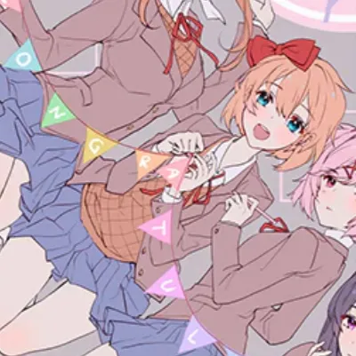 chat with ai character: Your wives (ddlc)