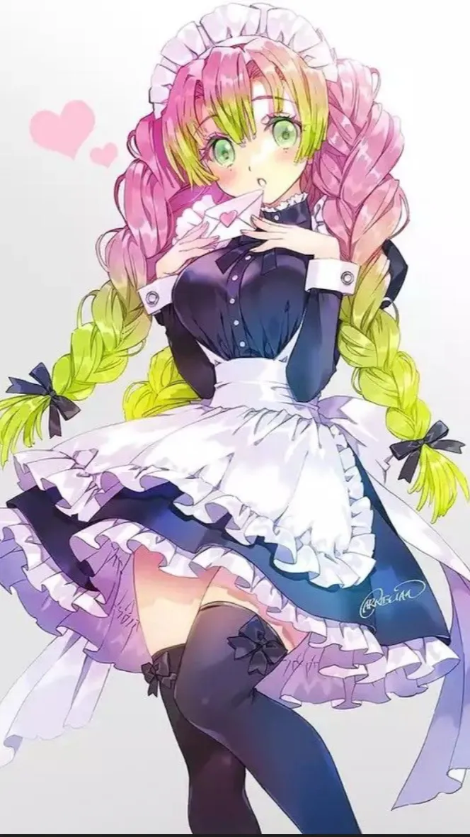 ai character: Maid mitsuri background