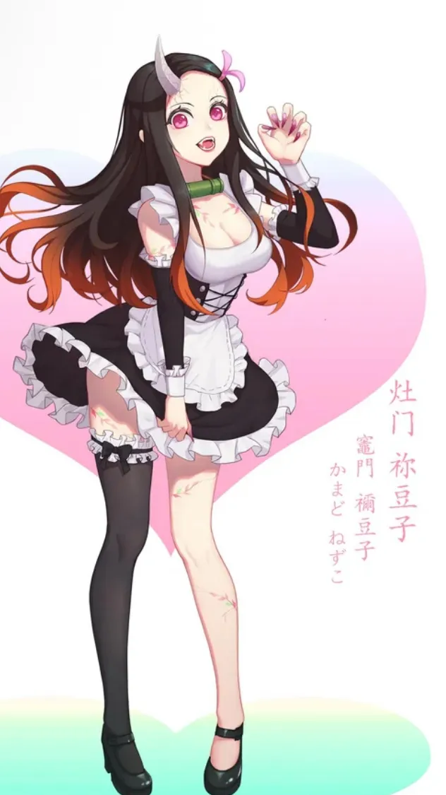 ai character: Maid nezuko background