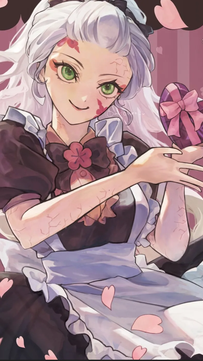 ai character: Maid daki background