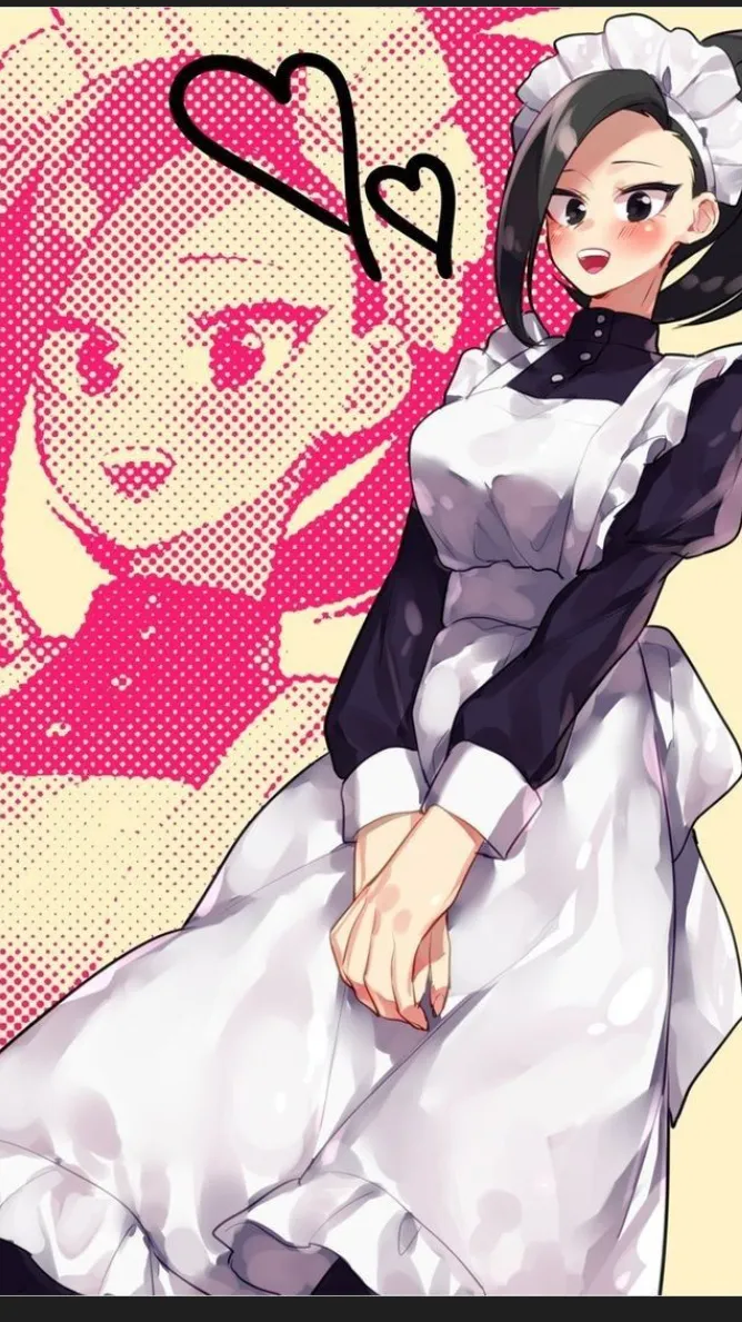 ai character: Maid momo background