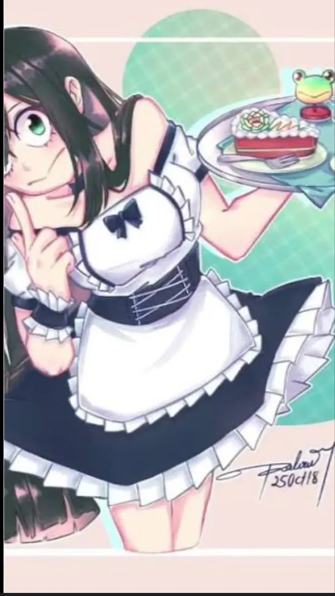 ai character: Maid tsu background
