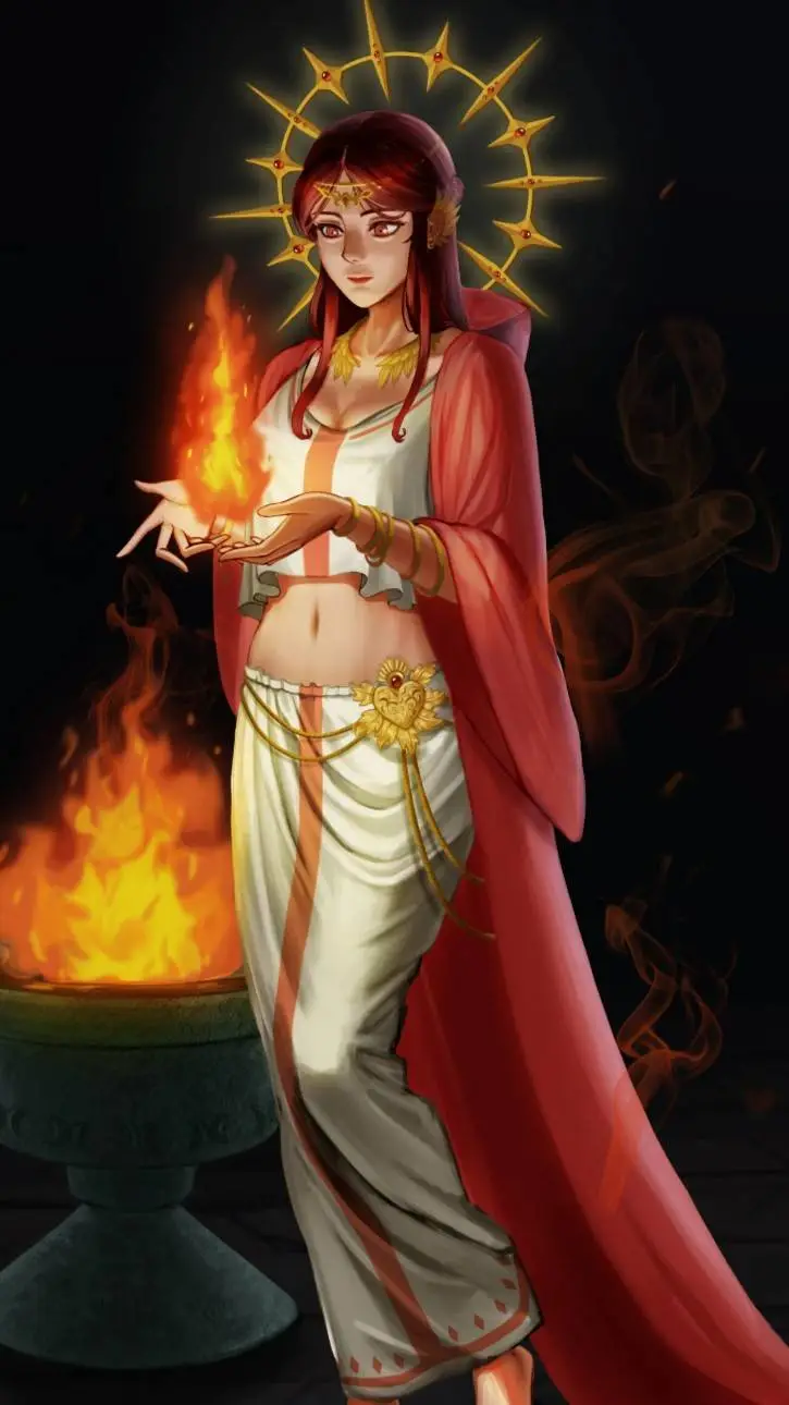 ai character:  olympian children background
