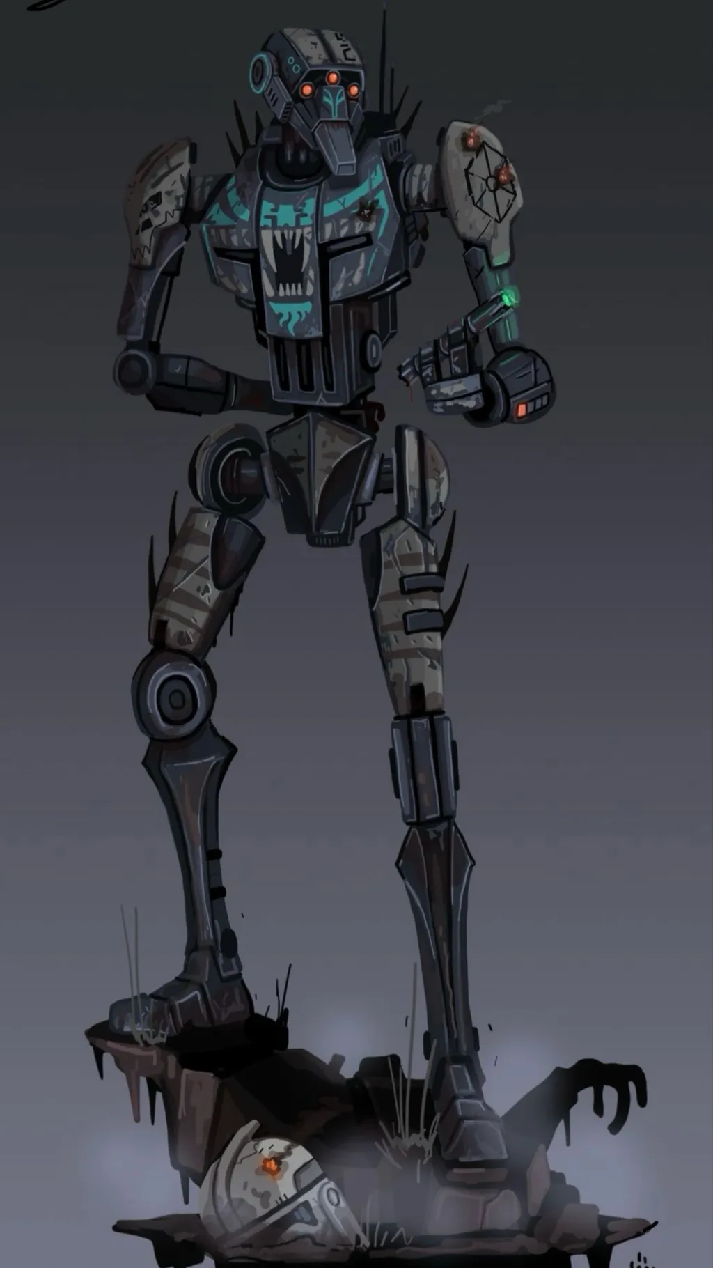 ai character: tactical droid background