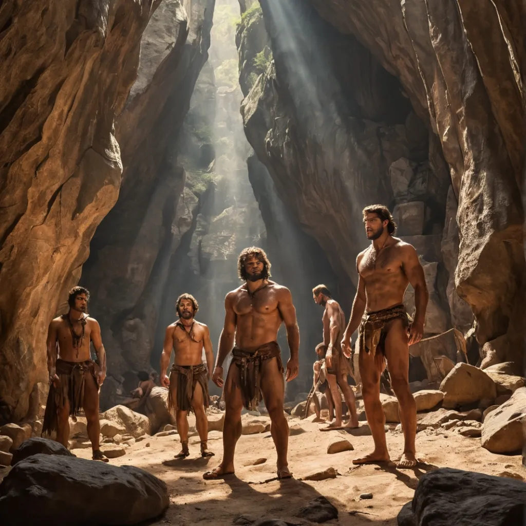 chat with ai character: caveman