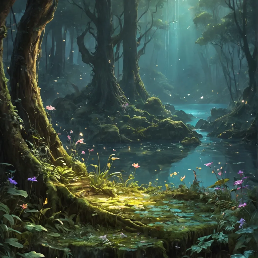 chat with ai character: The mythical Woods