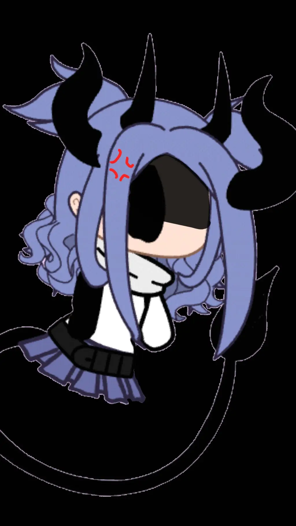 ai character: Fpe meets Hazbin H background