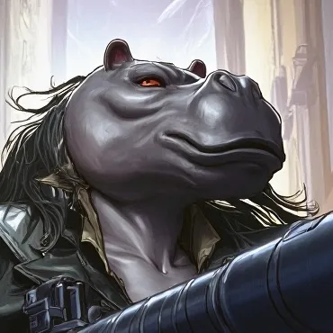 chat with ai character: Killjoy the Hippo