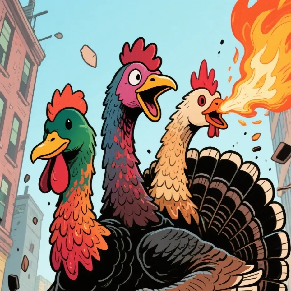 chat with ai character: The Turduken