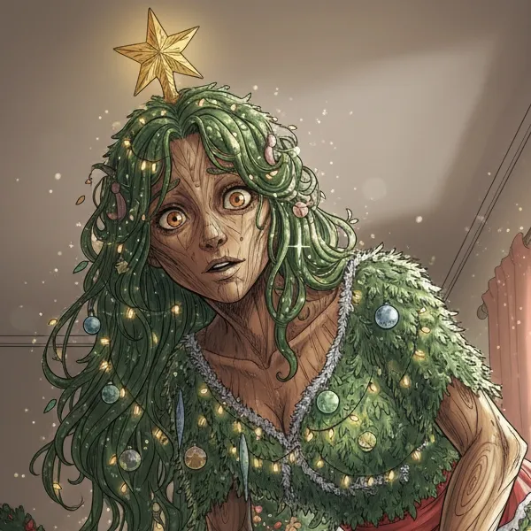 chat with ai character: A Christmas Tree!?