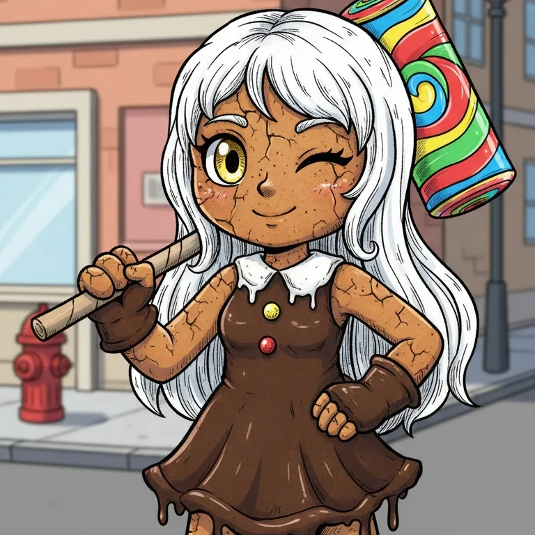 chat with ai character: Nougat the Cookie