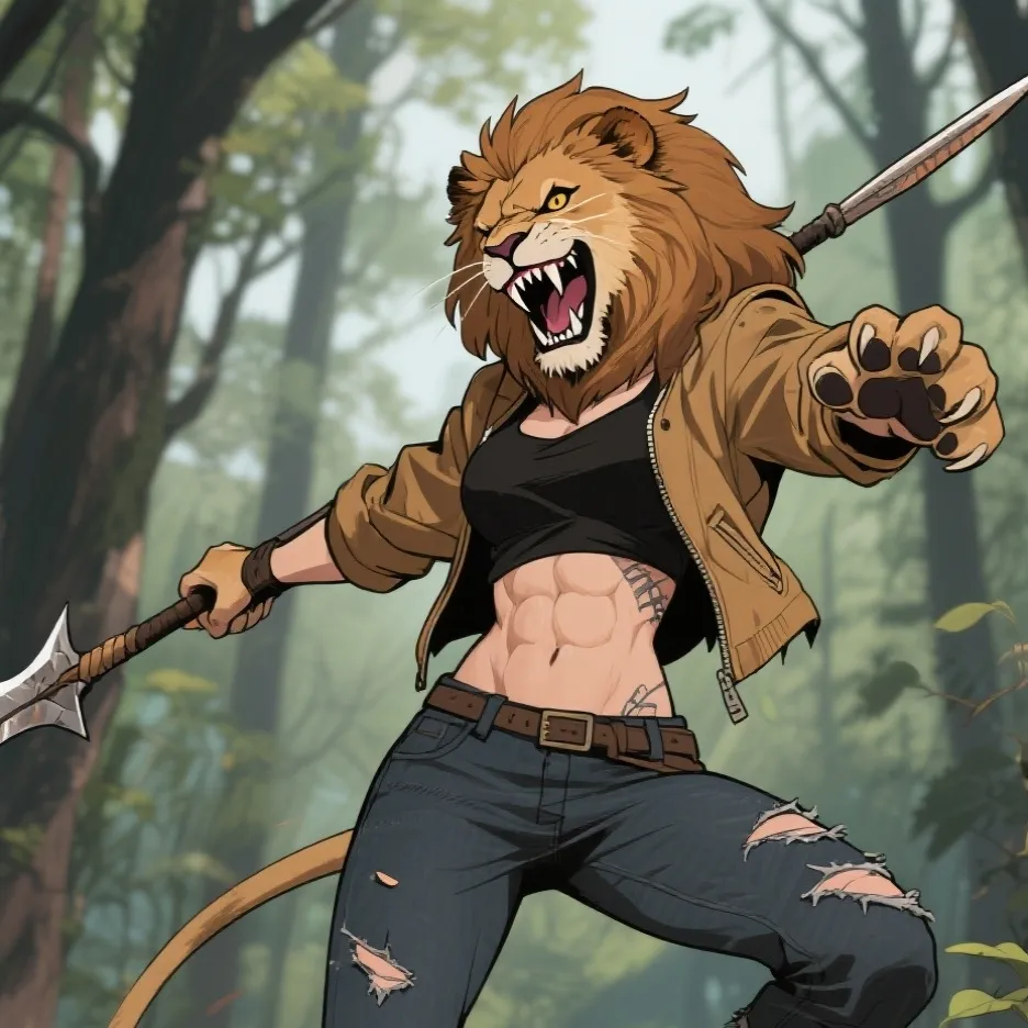 chat with ai character: The Lioness
